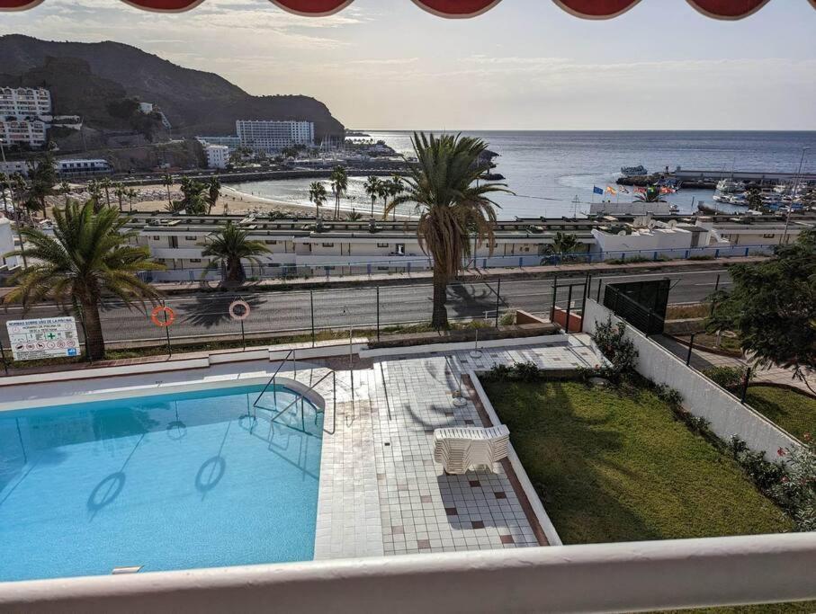 Beachfront Studio Apartment Puerto Rico Puerto Rico  Ngoại thất bức ảnh