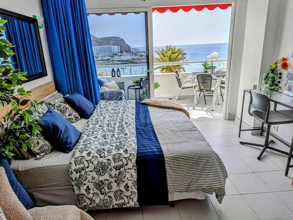 Beachfront Studio Apartment Puerto Rico Puerto Rico  Ngoại thất bức ảnh
